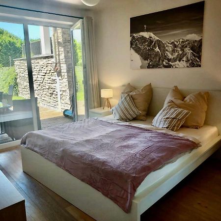 Zentral, Ruhig & Stilvoll Mit Bergpanorama+ Garten Garmisch-Partenkirchen Bagian luar foto