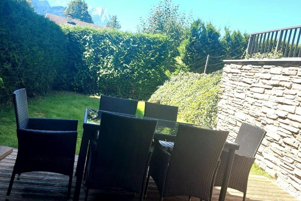 Zentral, Ruhig & Stilvoll Mit Bergpanorama+ Garten Garmisch-Partenkirchen Bagian luar foto